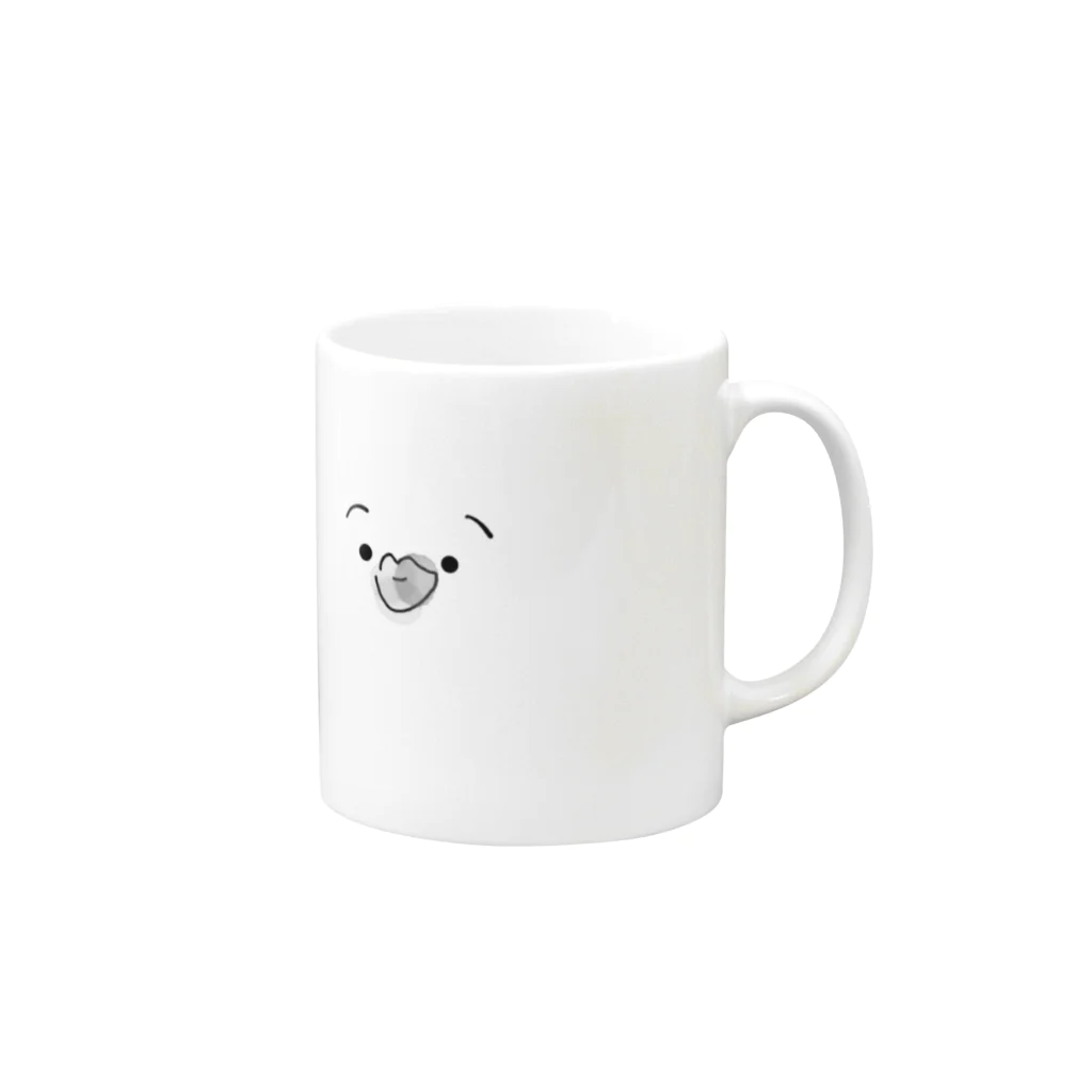 マイケルのぷぺぽぽ Mug :right side of the handle