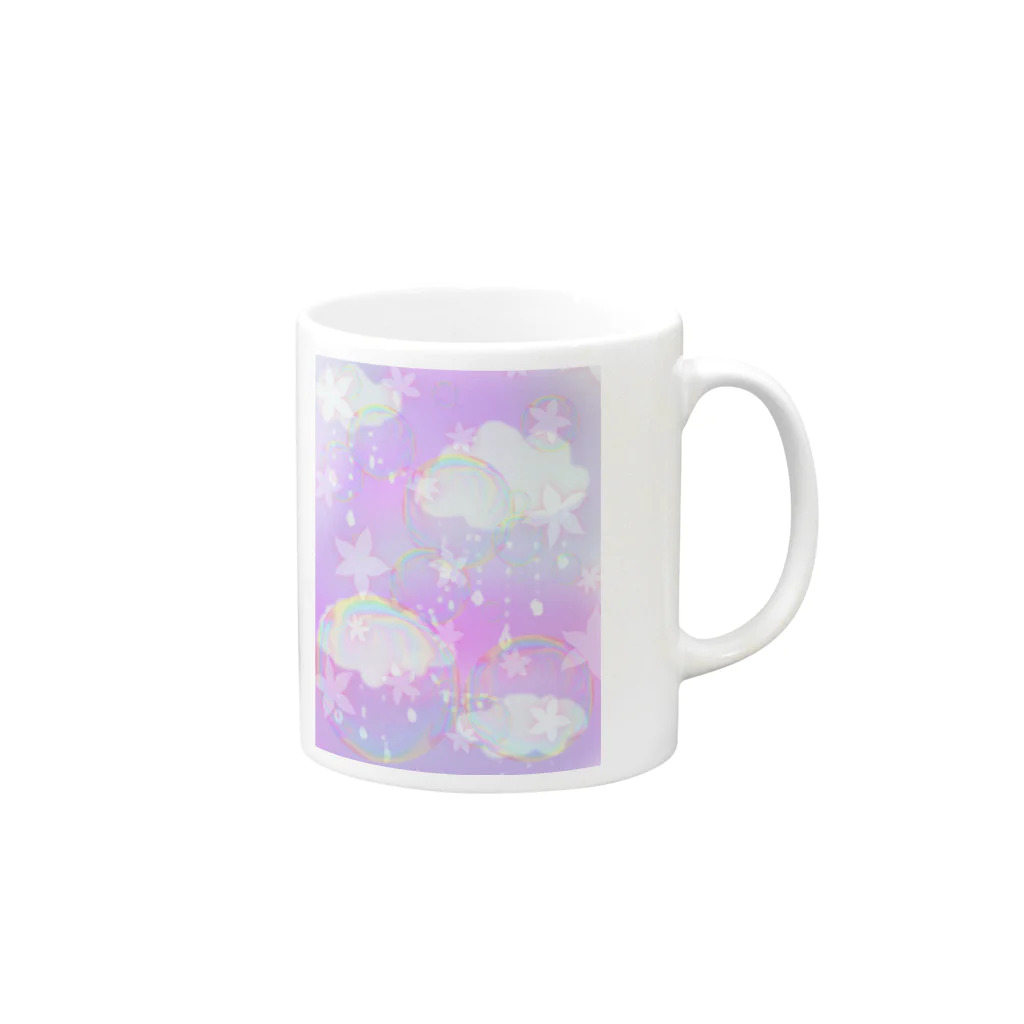 妃兎@モモンガのPure Blossom  Mug :right side of the handle