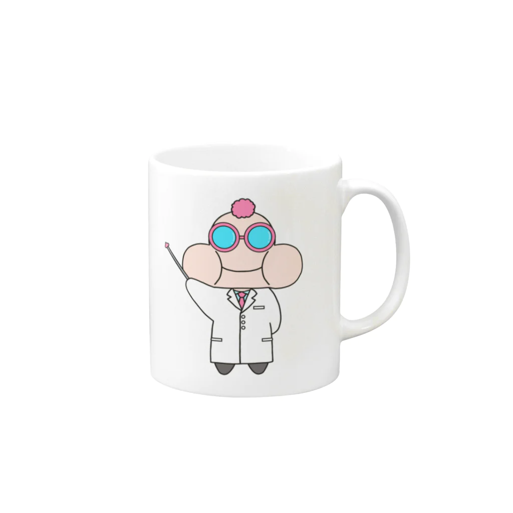 ぷくおしょっぷのドクター・ぷくねぇ Mug :right side of the handle