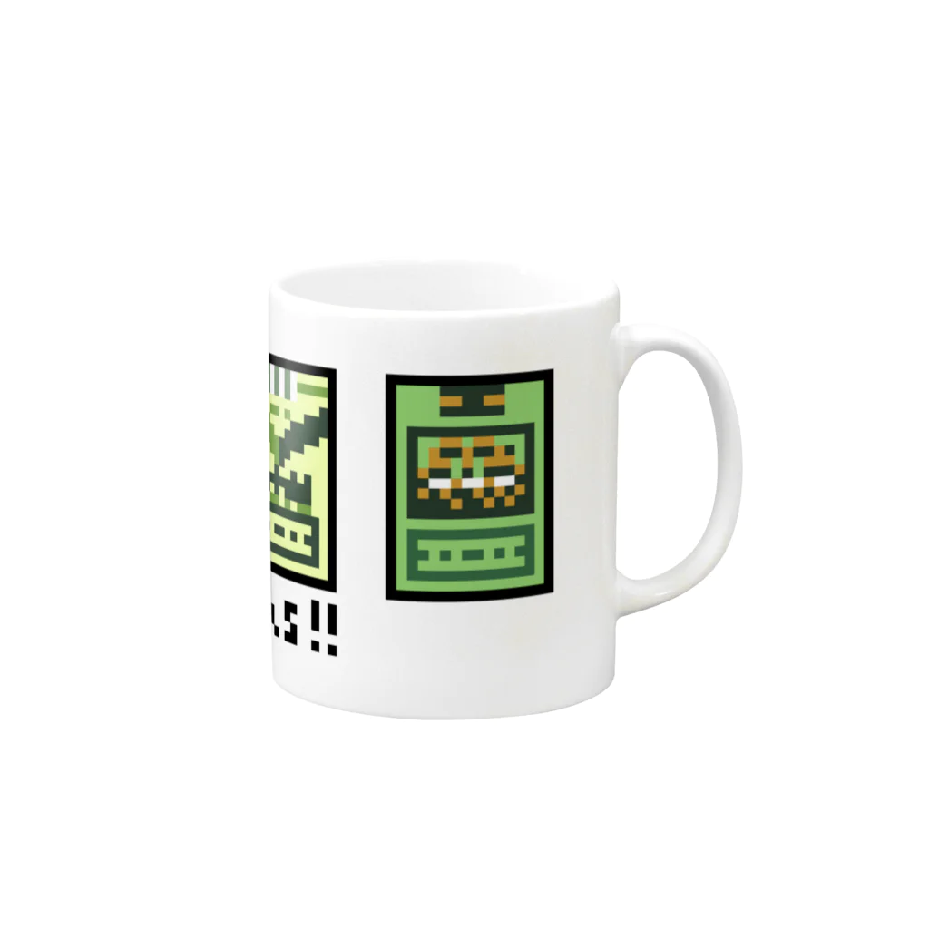 8bit_smokerの3rd Class!! Mug :right side of the handle