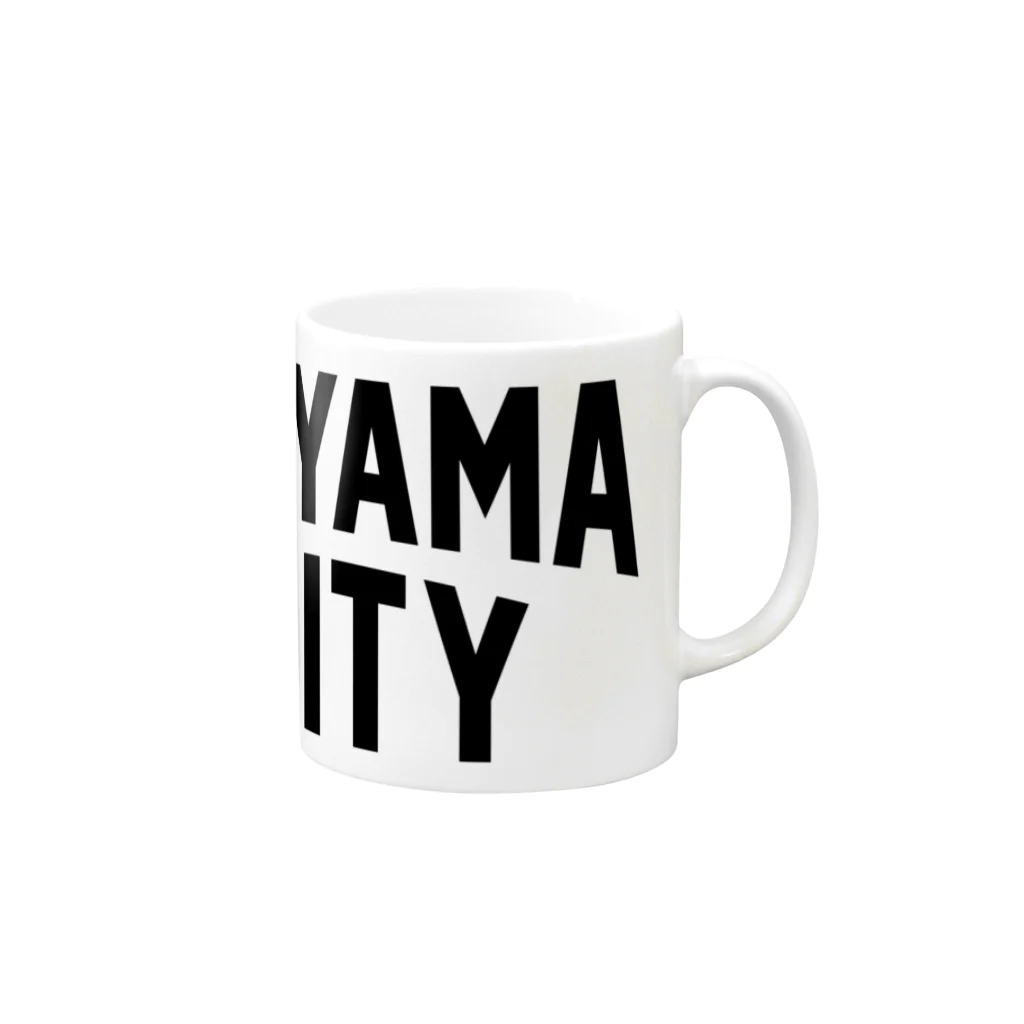 JIMOTOE Wear Local Japanのtoyama city　富山ファッション　アイテム Mug :right side of the handle