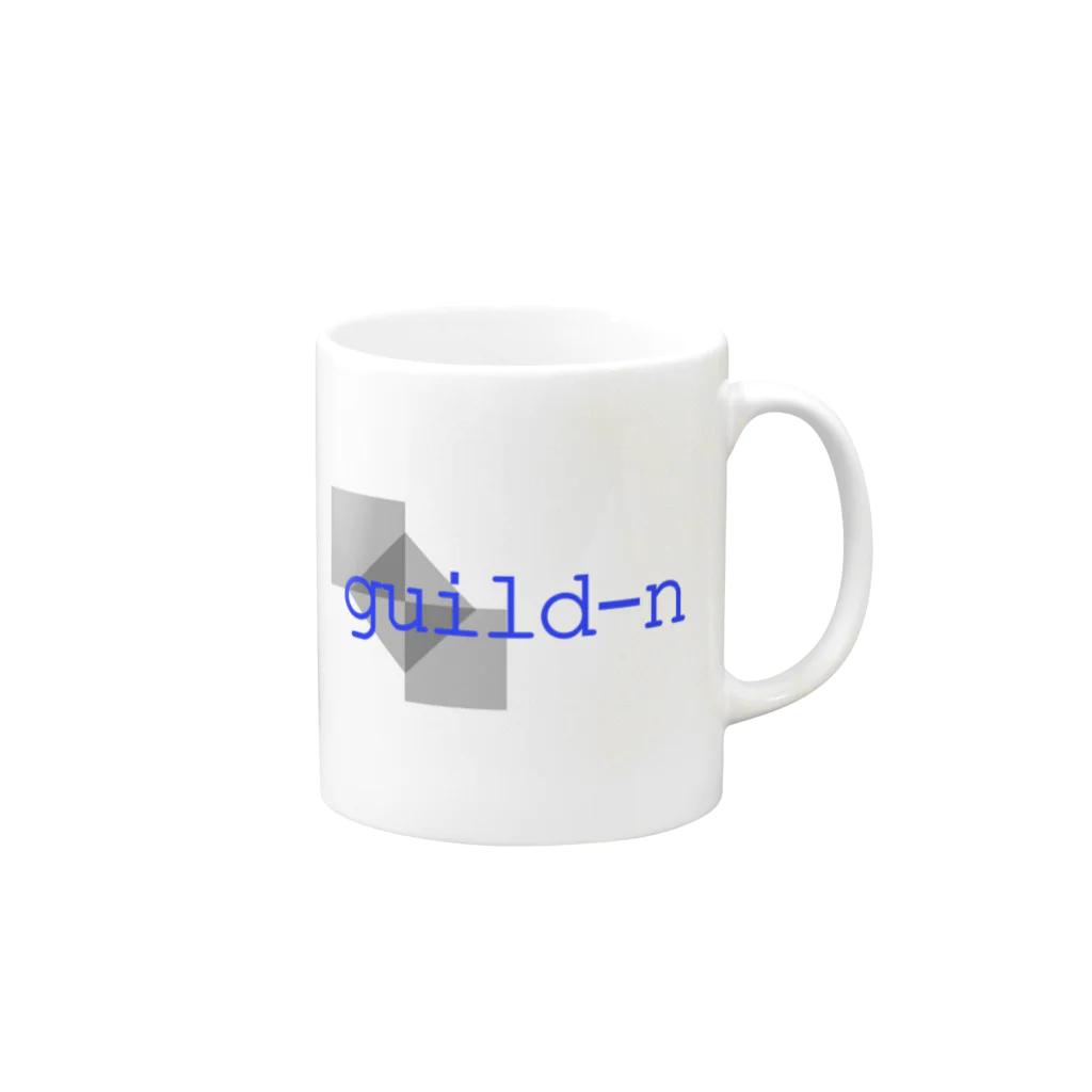 ハンドクラフト　guild-nのguild-nマグカップ Mug :right side of the handle