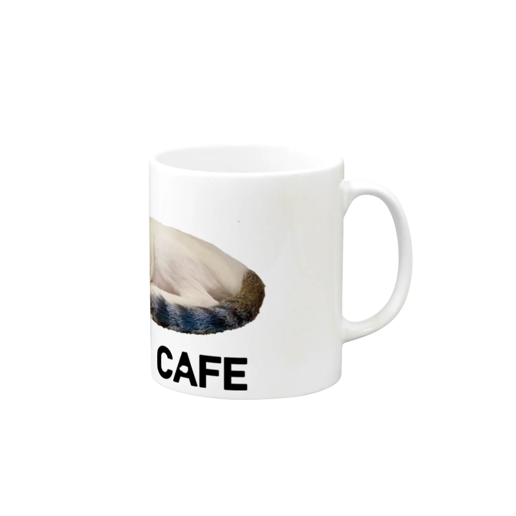 SAVE CAT CAFEのチッチとトット Mug :right side of the handle