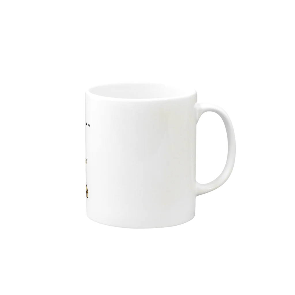 curioustravelerのママにゃ Mug :right side of the handle