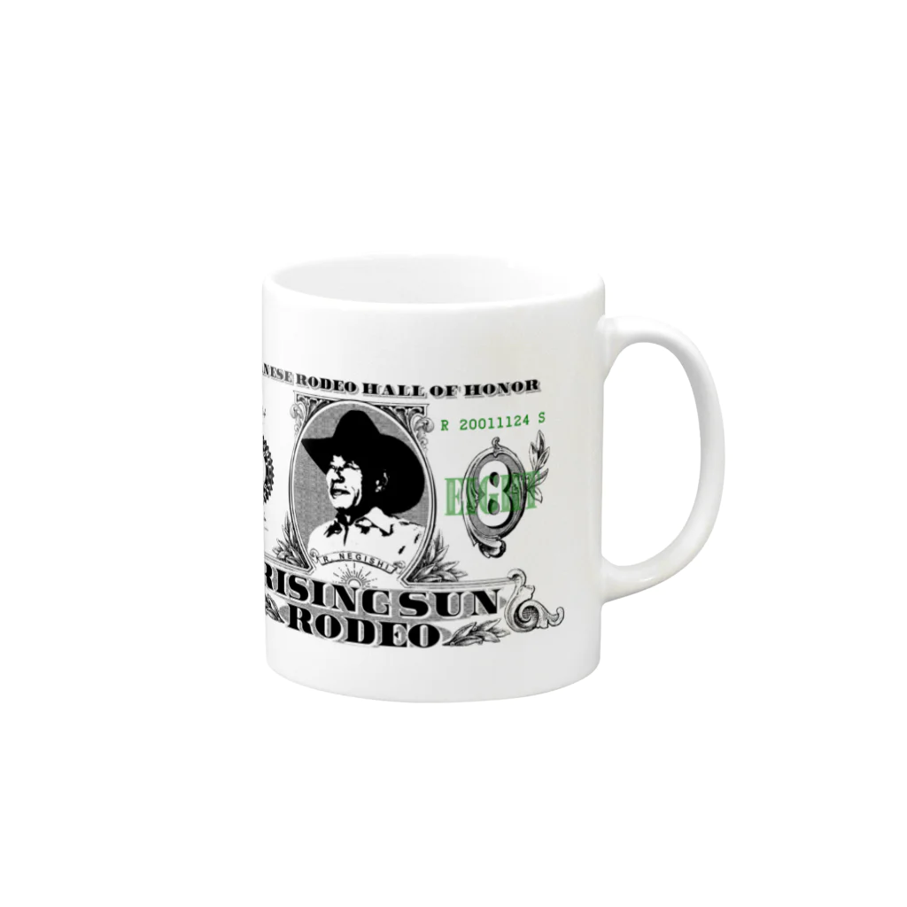 RisingSunRodeoのHall of Honor Mug :right side of the handle