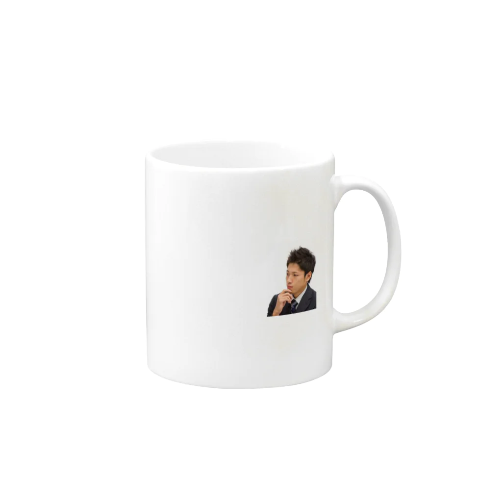 SoumaOkazakiのMugs マグカップの取っ手の右面