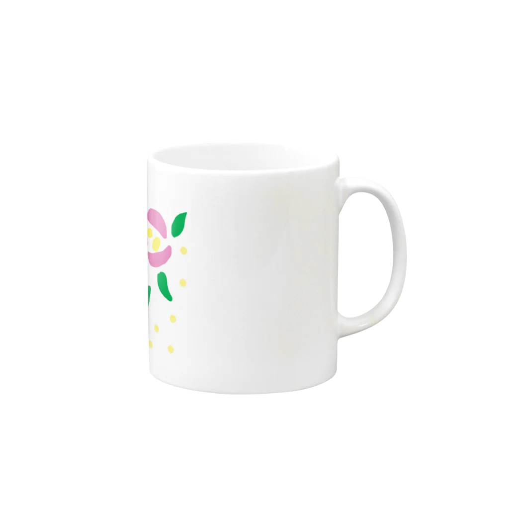 curioustravelerのhana Mug :right side of the handle