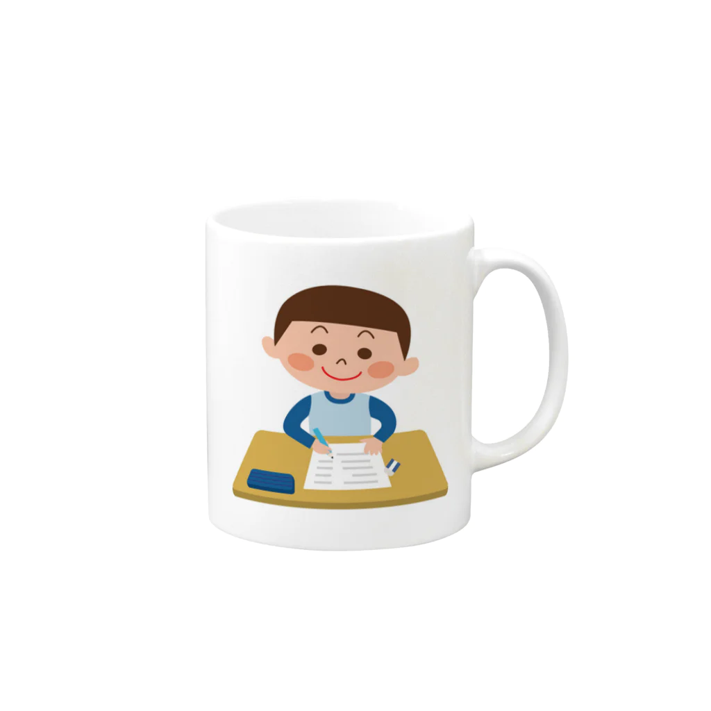 calenderningenのな Mug :right side of the handle