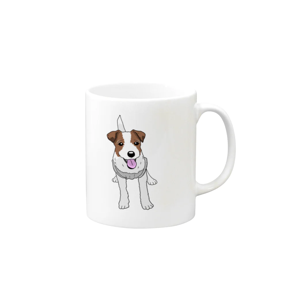 PetTee(ペッティー)のベルちゃん Mug :right side of the handle