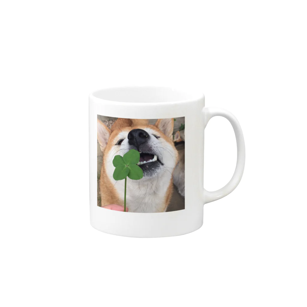 たいせーの柴犬tシャツ Mug :right side of the handle