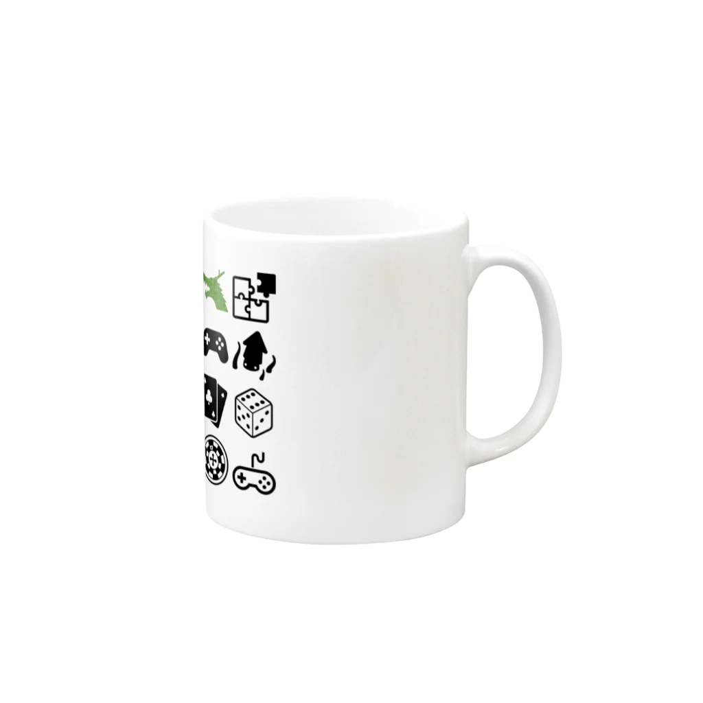 MAJINOのTHE GAME Mug :right side of the handle