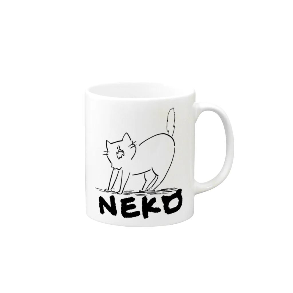 わたがしのMY/NEKO Mug :right side of the handle