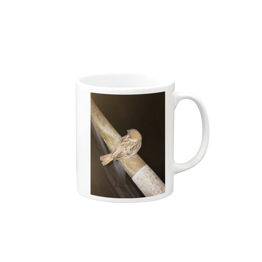 WOWWOWのすずめ2 Mug :right side of the handle