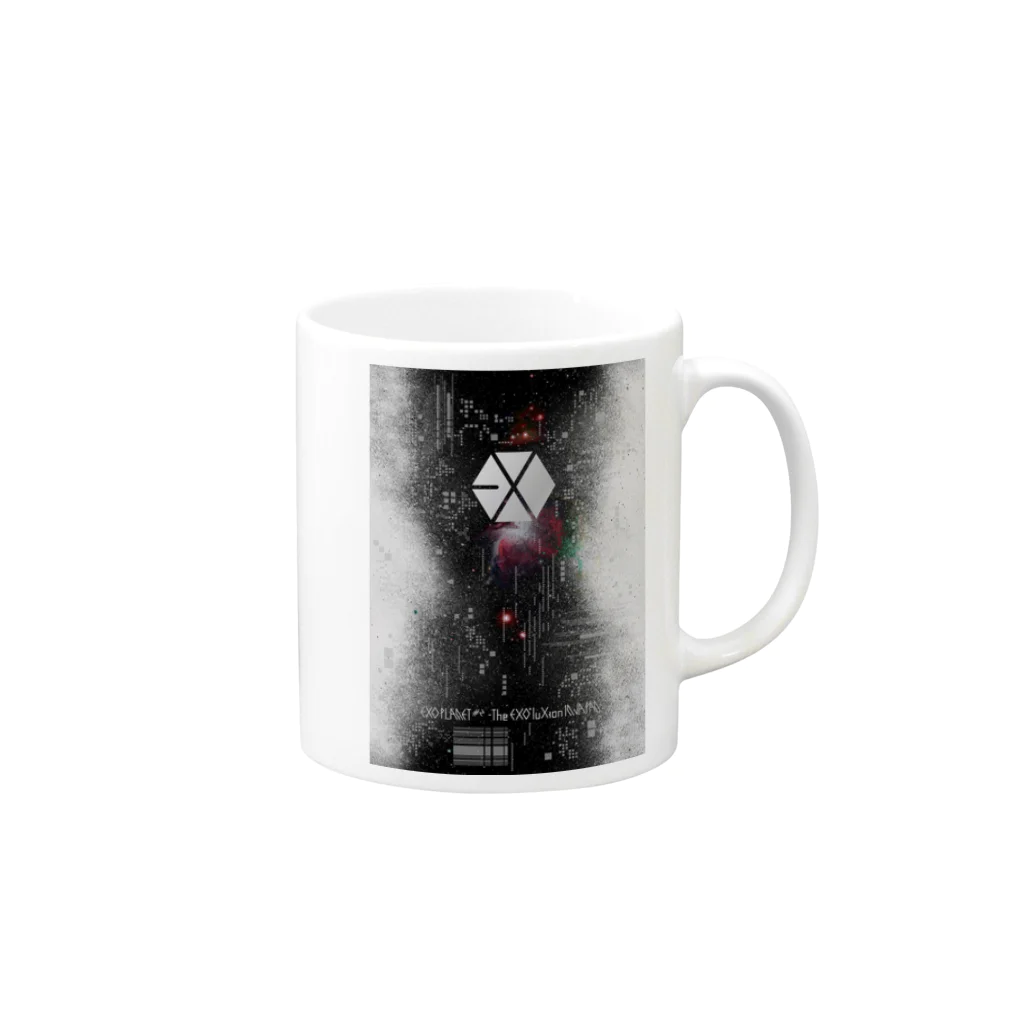 OnceのEXO-2 Mug :right side of the handle