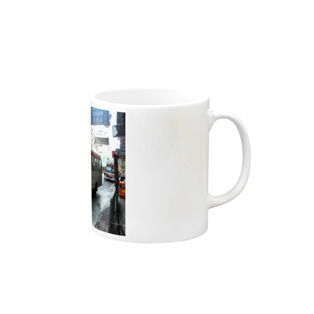 Hoisam士多の紅巴 Mug :right side of the handle