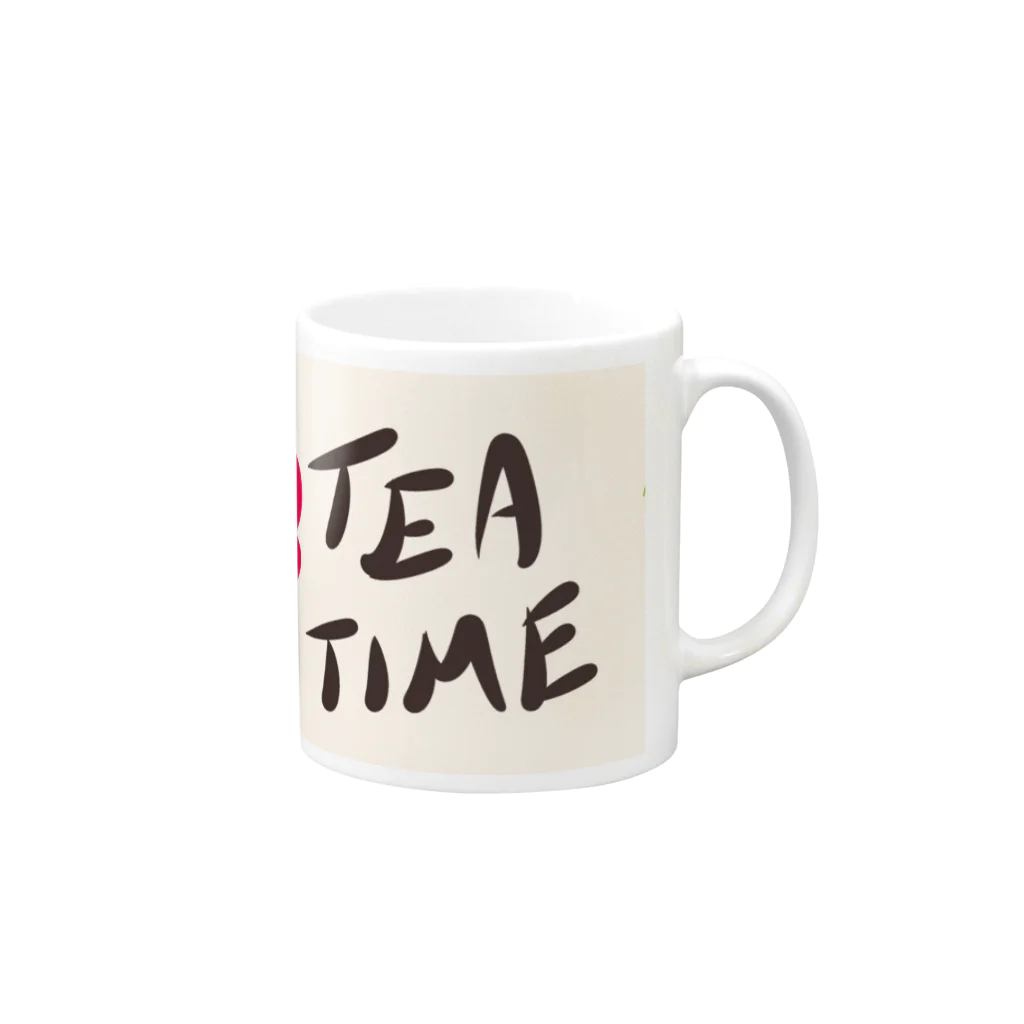 e.spoonのtea time マグカップの取っ手の右面