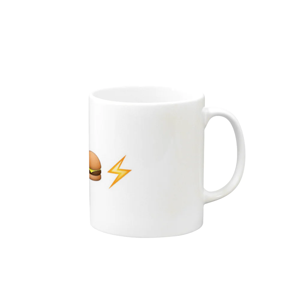 saltppのemoji😀 Mug :right side of the handle