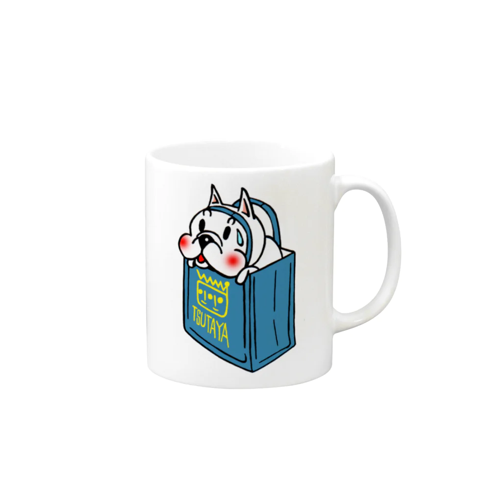 Toto La Rucheのママ、抜けなくなりましたでし（汗） Mug :right side of the handle