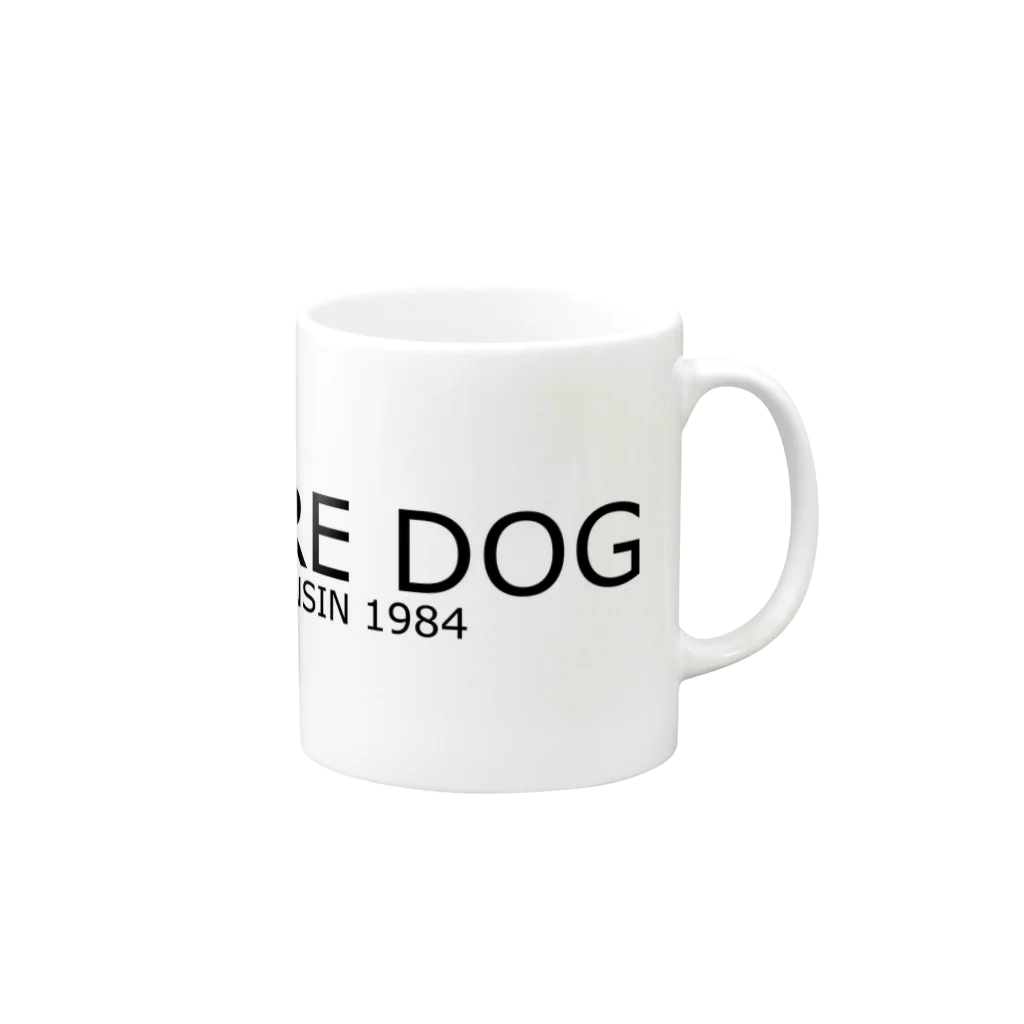 毎朝新聞販売店のFUTURE DOG 1984 in Wisconsin Mug :right side of the handle