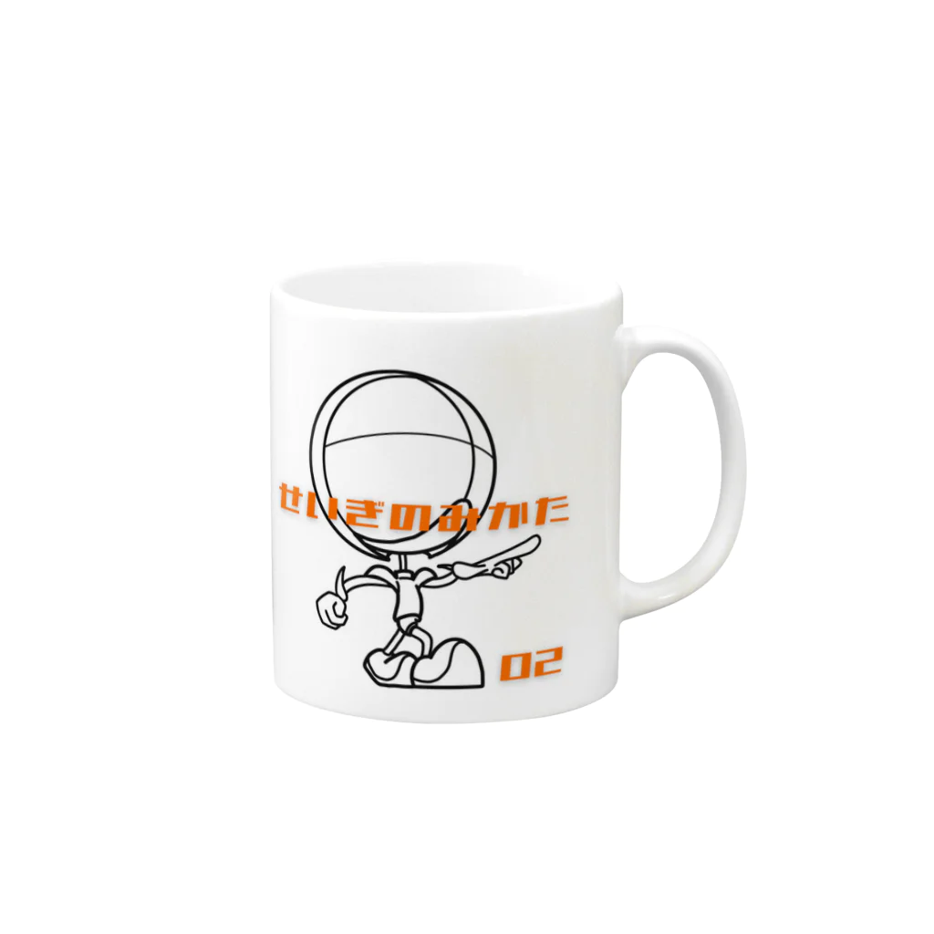 猫と私のせいぎのみかた　02 Mug :right side of the handle
