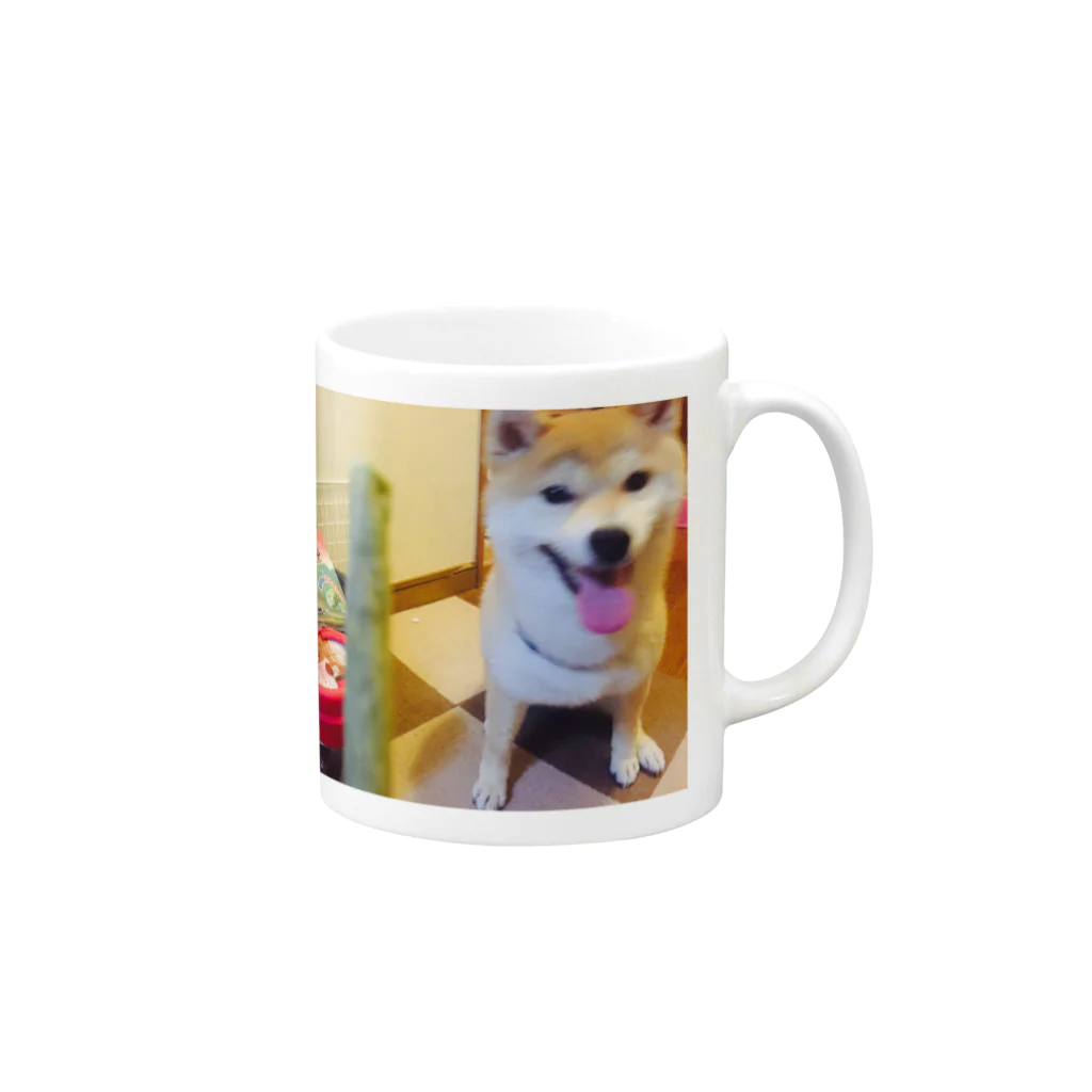 maryukoesの柴犬 Mug :right side of the handle