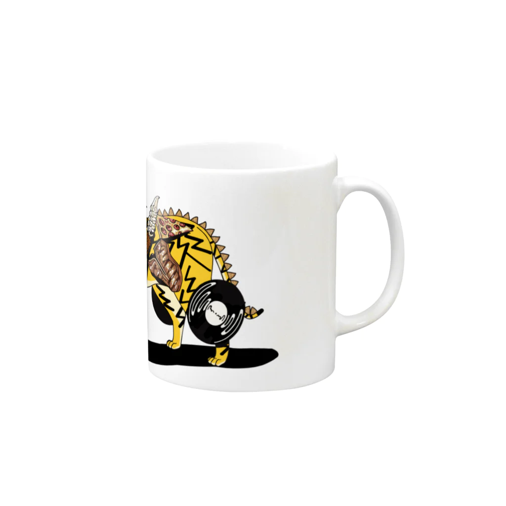 ぱいせんのtiger style Mug :right side of the handle