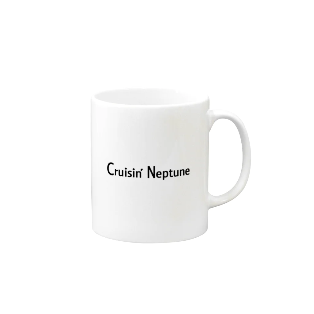 CruisinNeptuneのCruisin' Neptune ロゴ Mug :right side of the handle