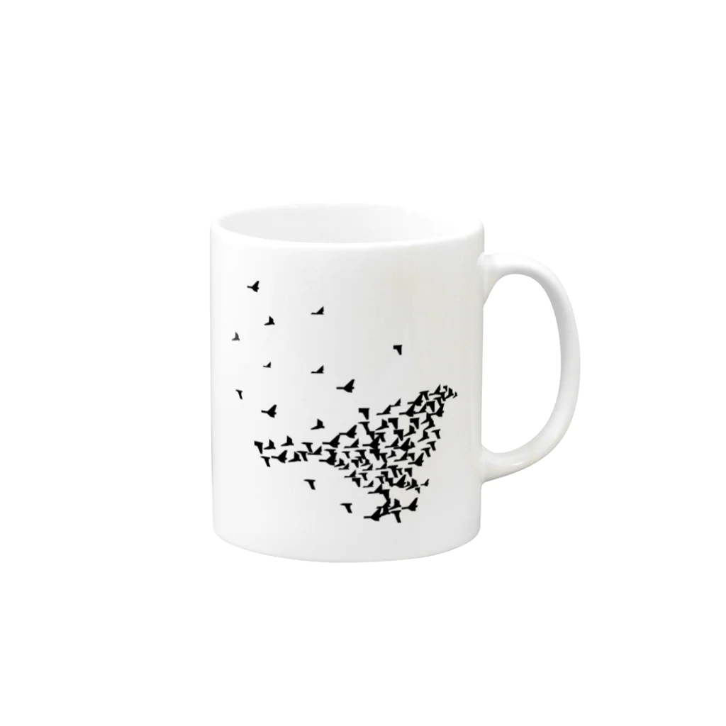 おてもとの大家族 Mug :right side of the handle