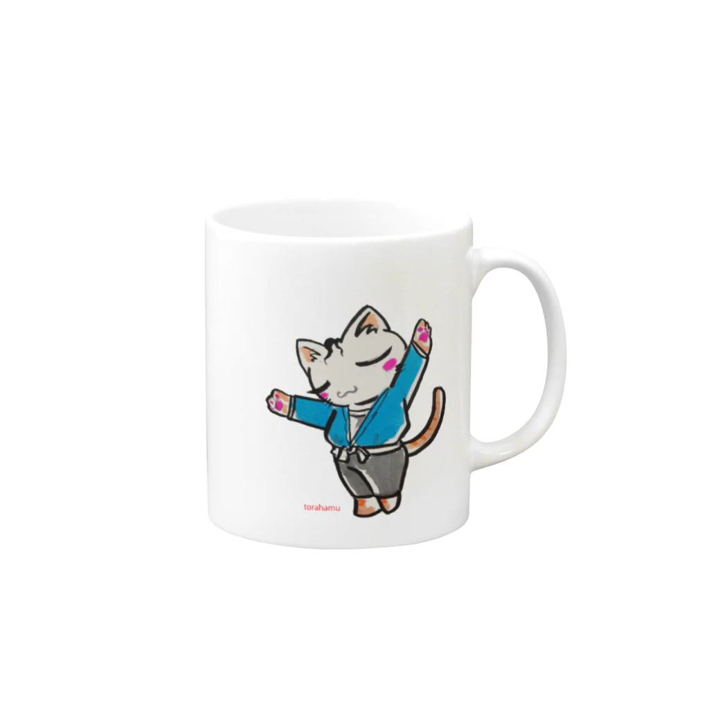 Torahamu39のMJCAT２ Mug :right side of the handle