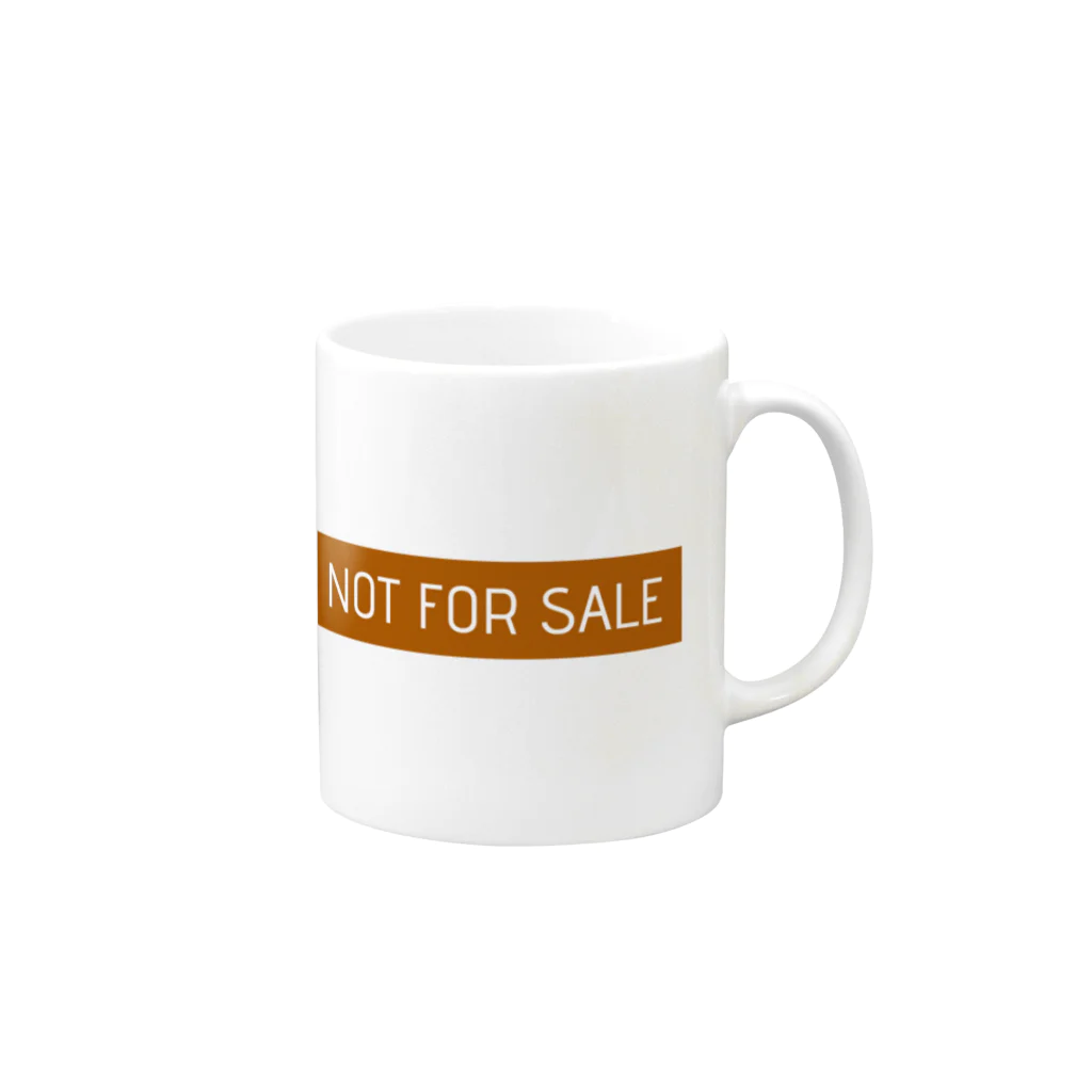 とりさわのNOT FOR SALE Mug :right side of the handle