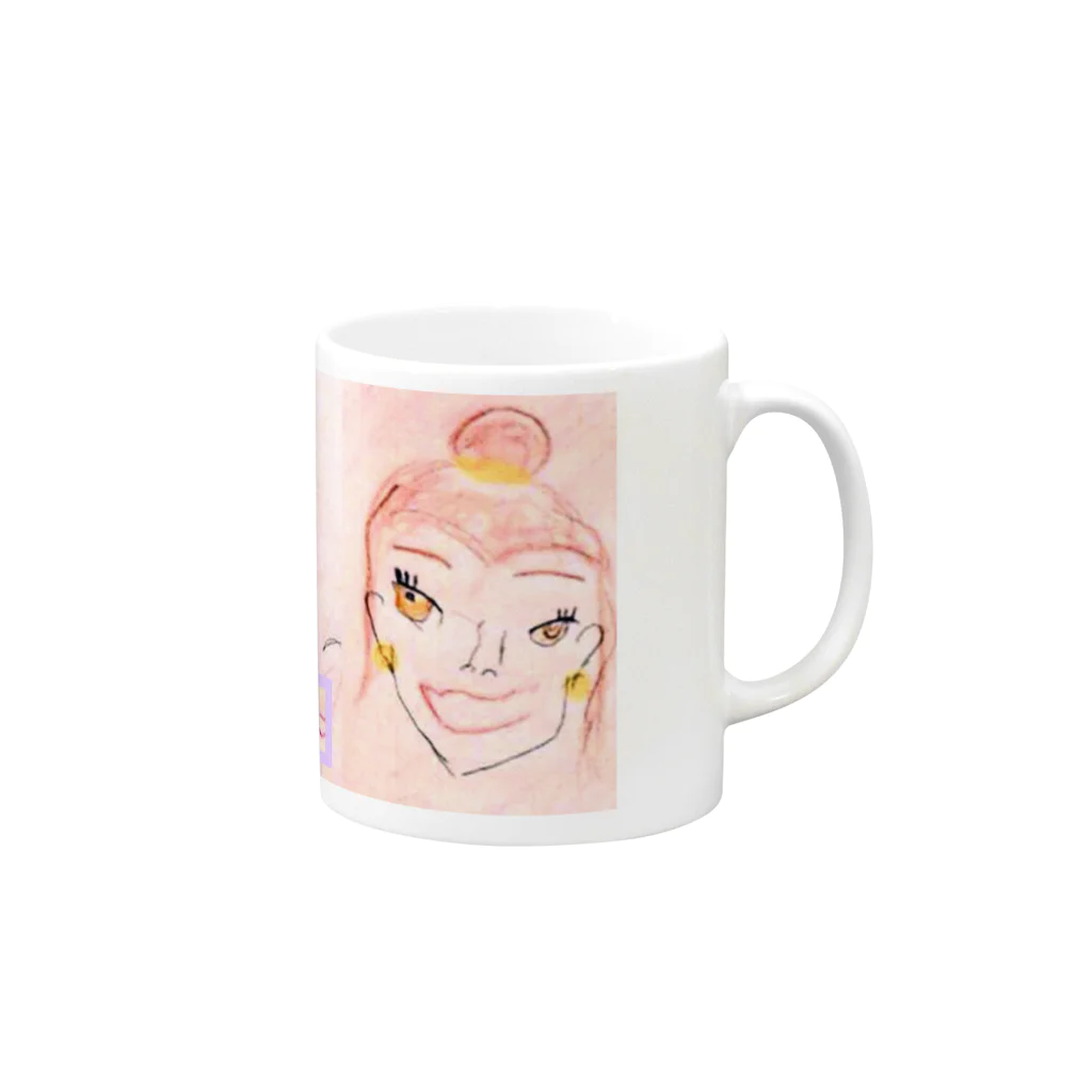 ‍かんちゃん@‍りあるの狂気のプリンセス Mug :right side of the handle