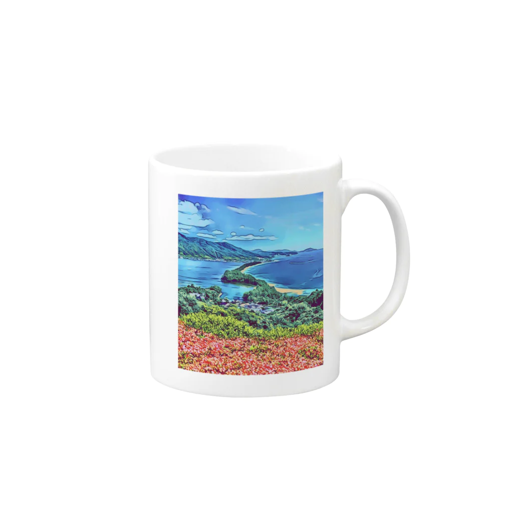 D-Shopの天橋立 Mug :right side of the handle