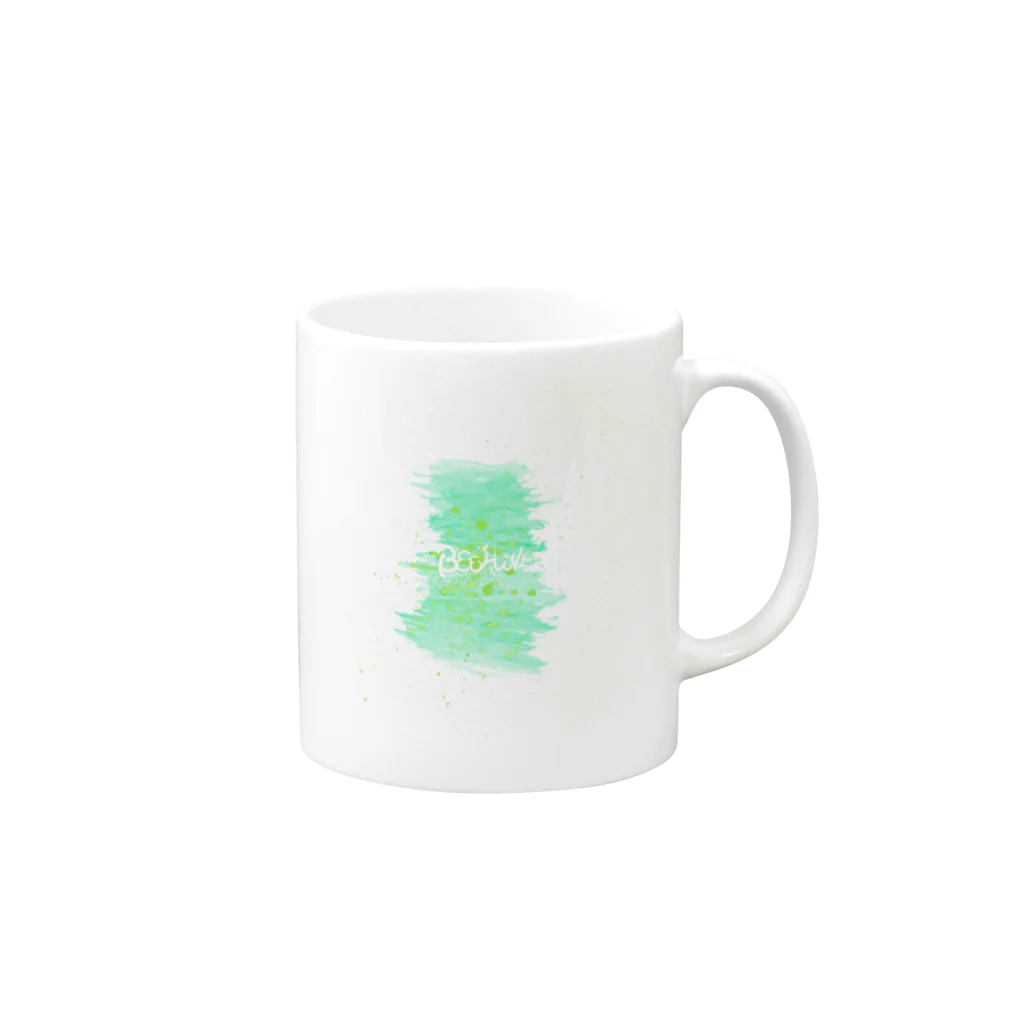 BEEHIVEのTextLogo - Paint Mug :right side of the handle