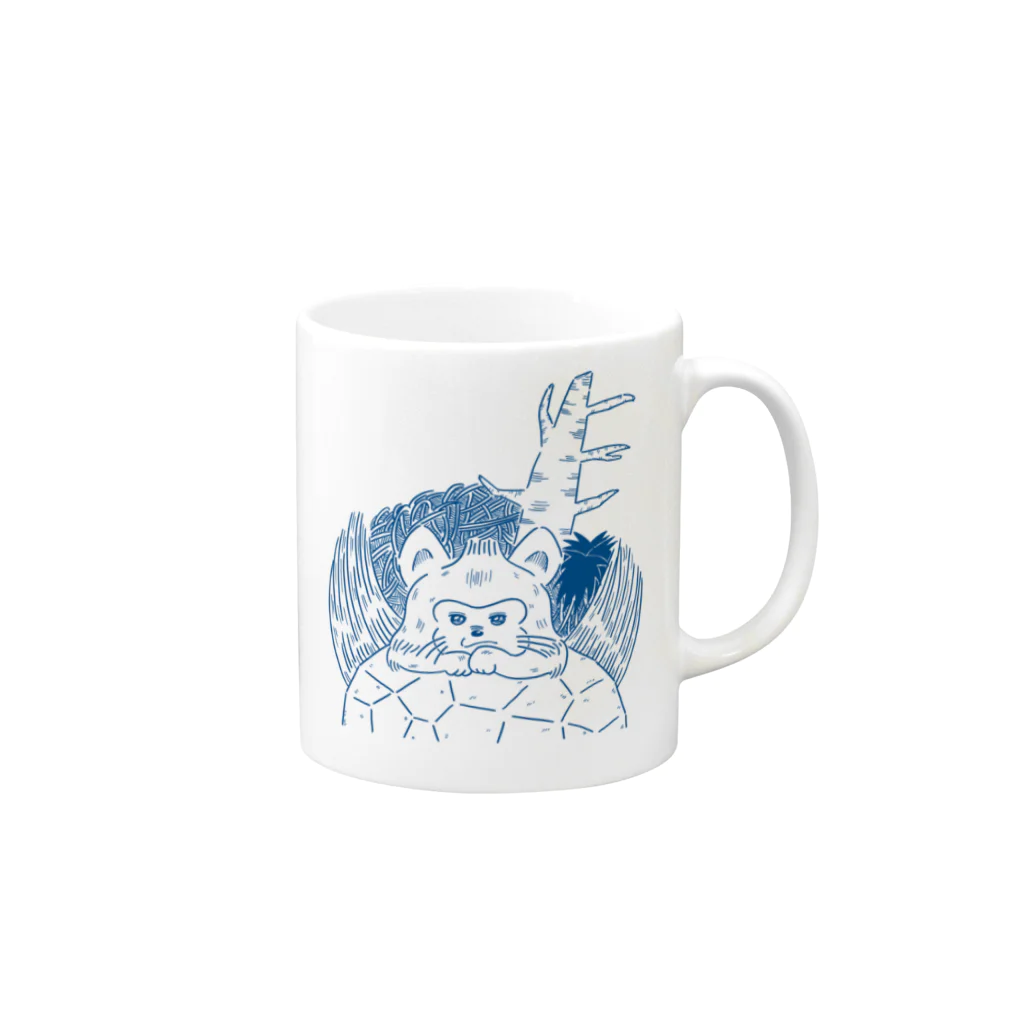 ハイエナズクラブのあおむろひろゆき×ハイエナズクラブ(その2) Mug :right side of the handle