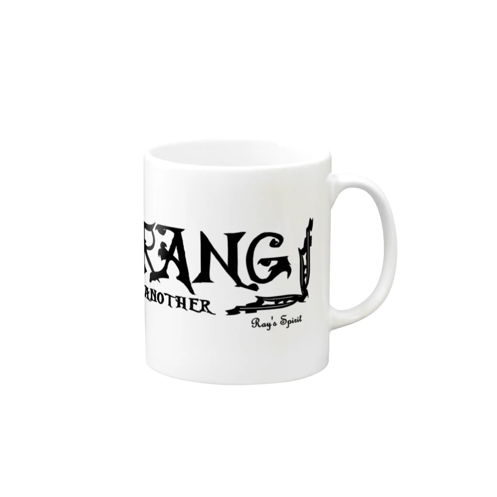 Ray's Spirit　レイズスピリットのBOOMERANG（BLACK） Mug :right side of the handle