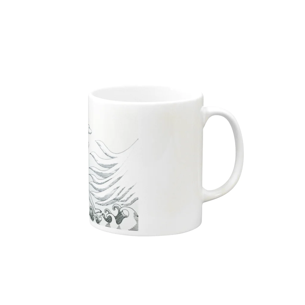 aya aceの神話寓話 Mug :right side of the handle