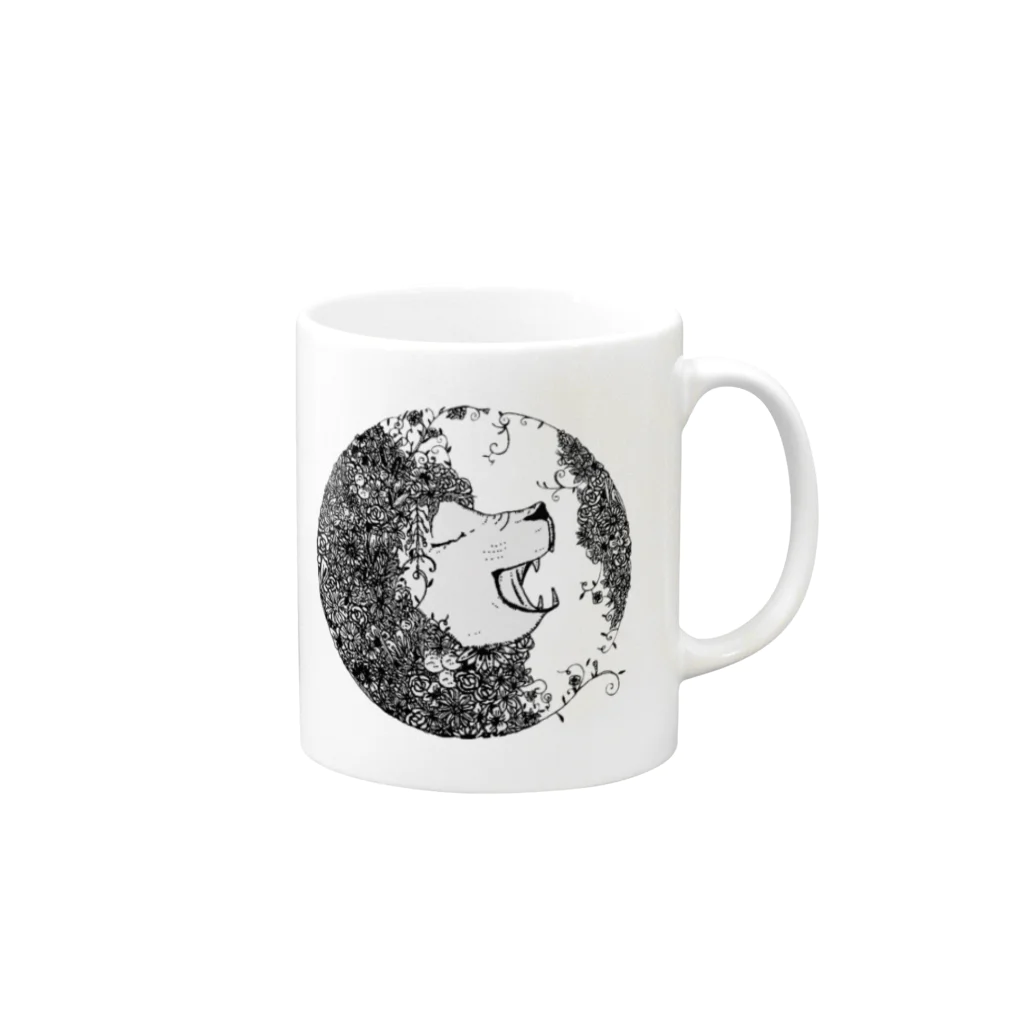 chocolatのLion Mug :right side of the handle