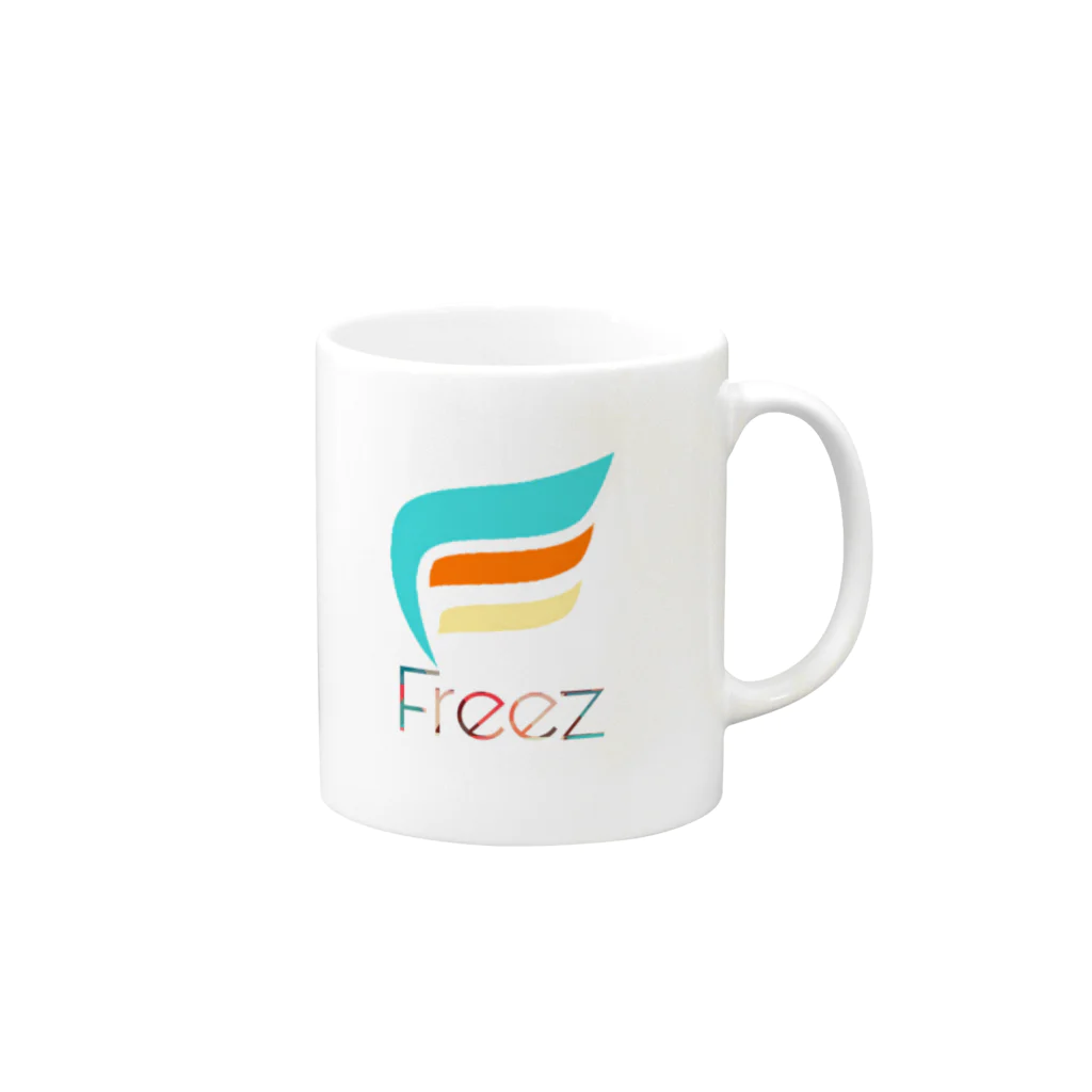 TeamFreezのTeamFreezジップパーカー Mug :right side of the handle