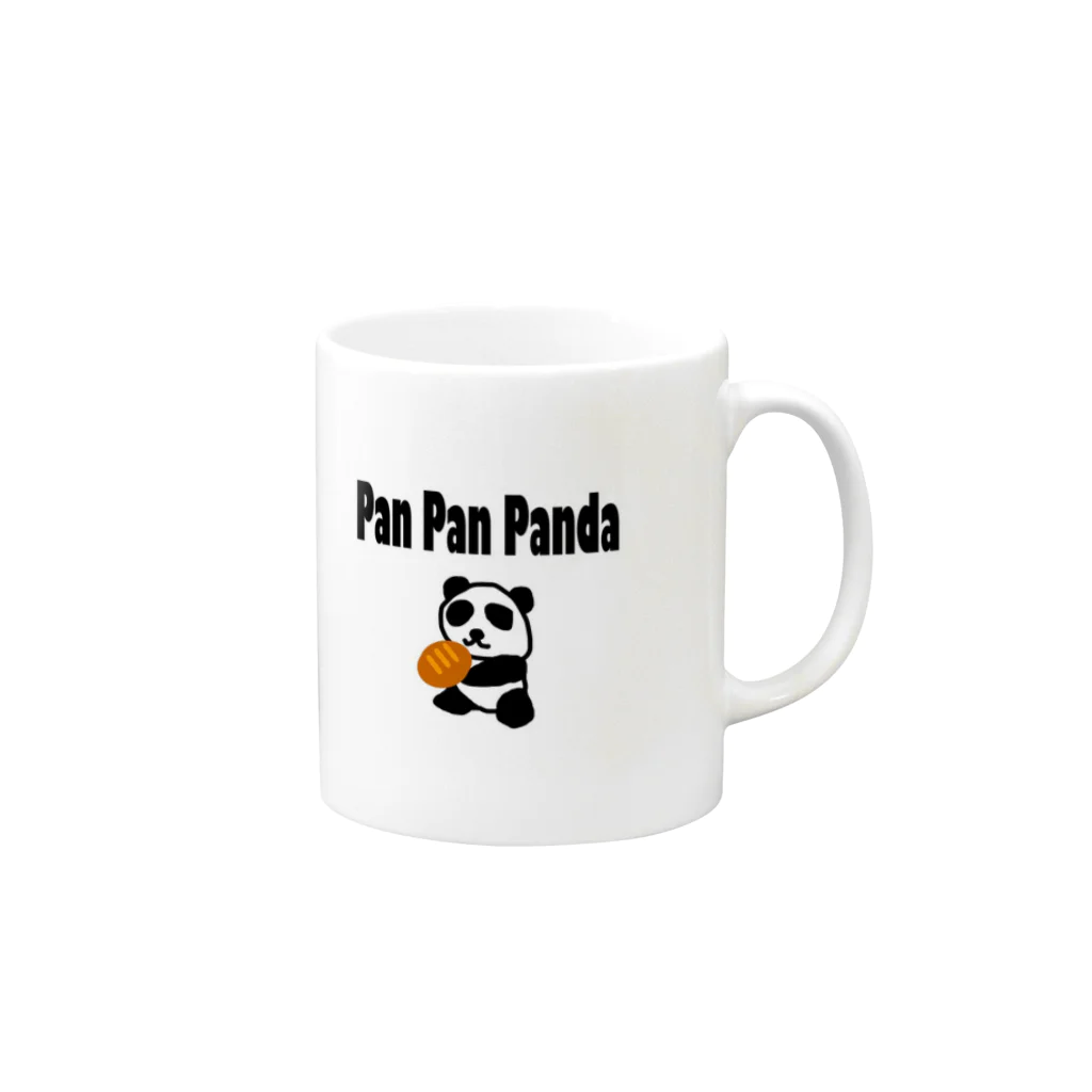 Pchan's ShopのPan Pan Panda マグカップの取っ手の右面
