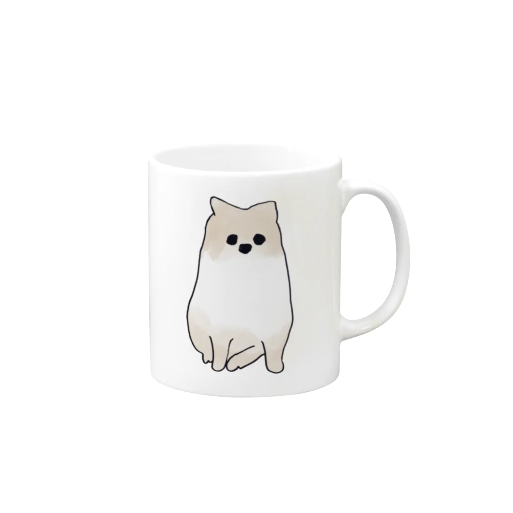 Sho Watanabeのおねえ座りなおもち君 Mug :right side of the handle