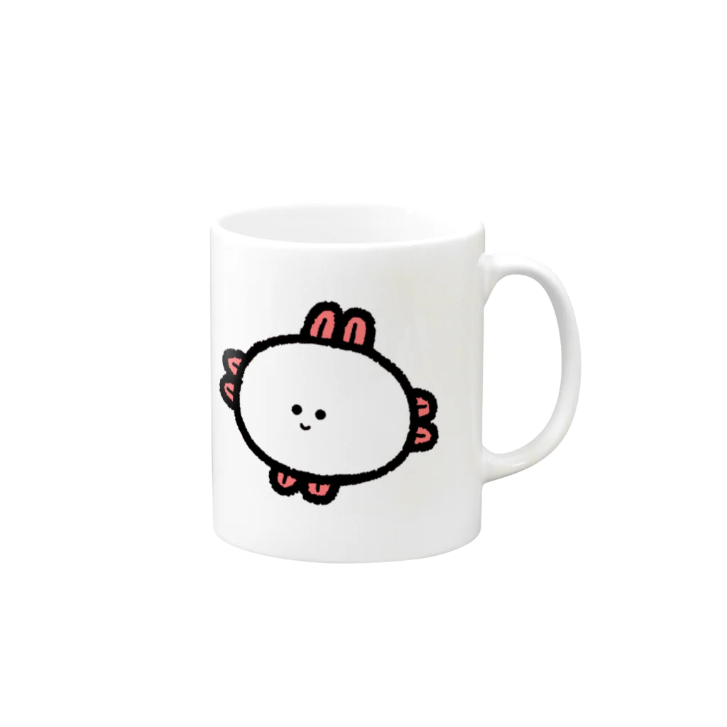 takoの四方向マンボウ Mug :right side of the handle