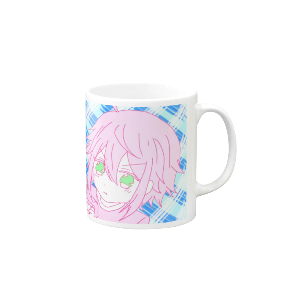 あいるんばの姫宮桃李 Mug :right side of the handle