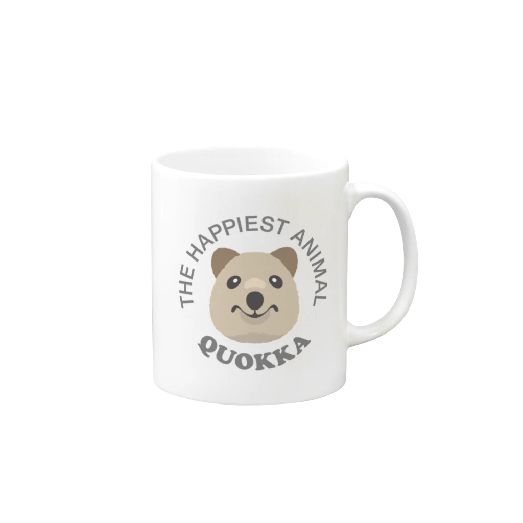 SHOP KazzBのクオッカ(Quokka) Mug :right side of the handle