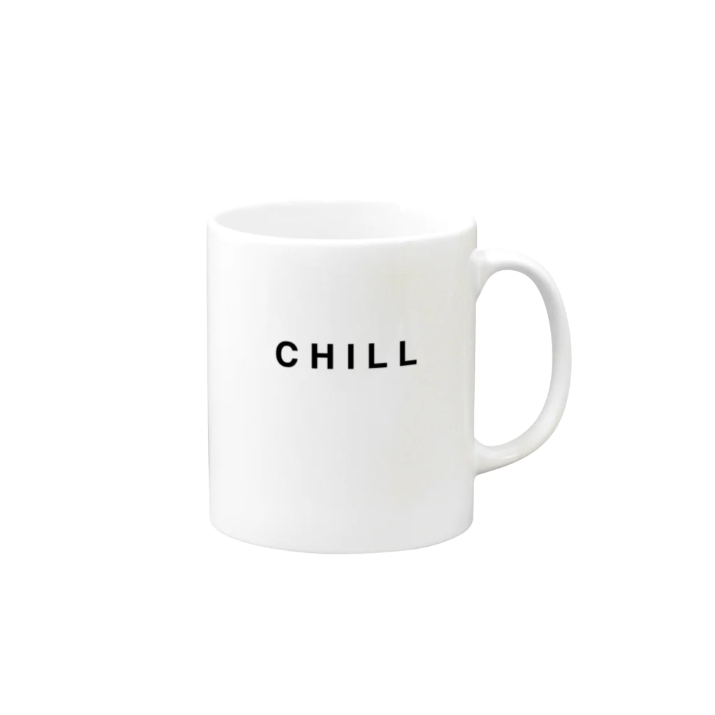 CHILL のCHILL Mug :right side of the handle
