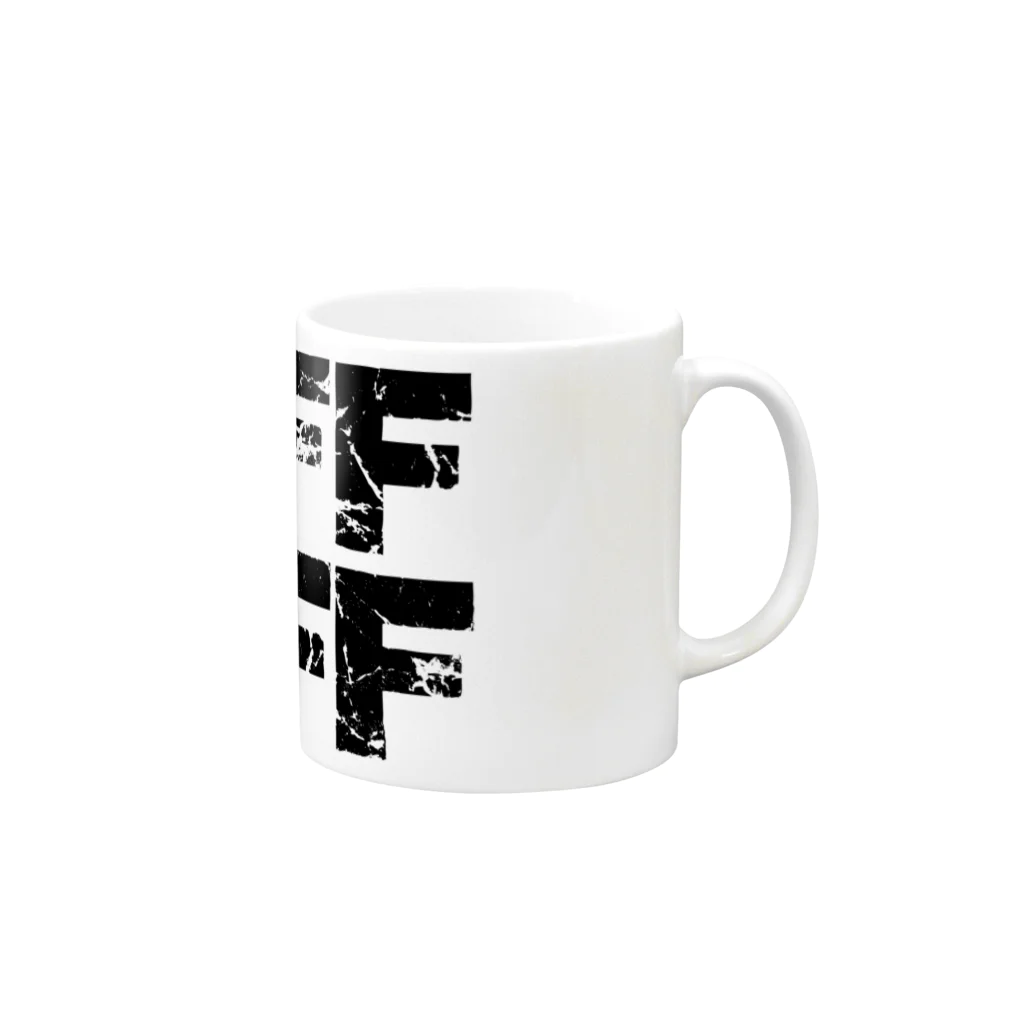 shoppのRUFF & TUFF Mug :right side of the handle