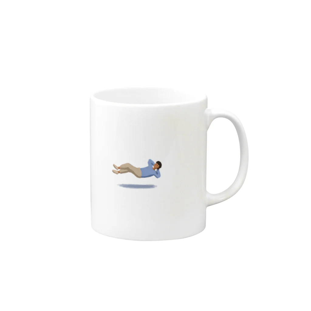 Yosumiの浮遊のんびり Mug :right side of the handle