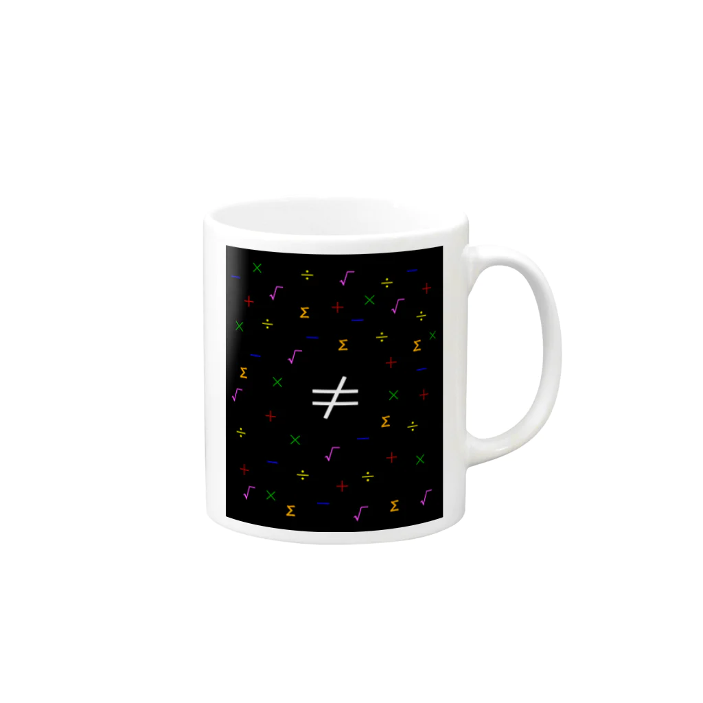 Noveｍの数学の宇宙 Mug :right side of the handle