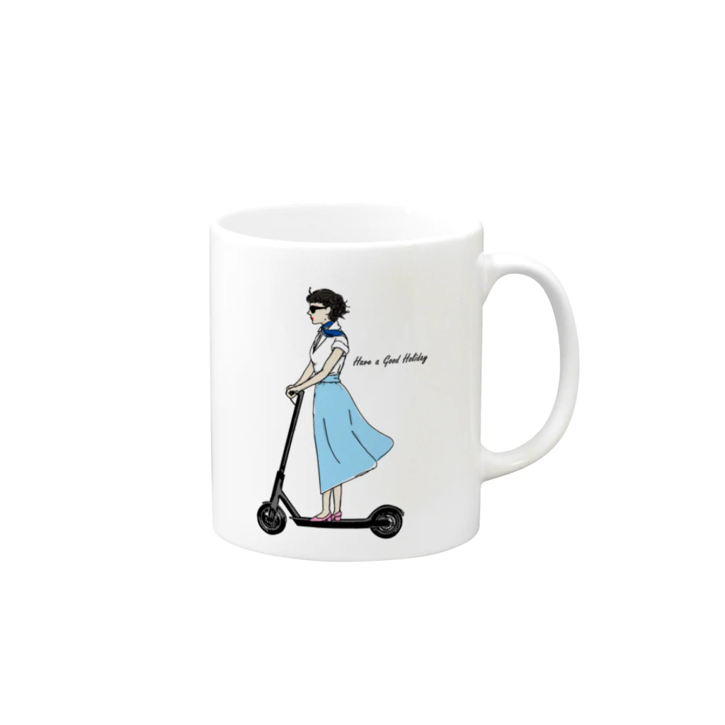 CUTENESSのHoliday Mug :right side of the handle