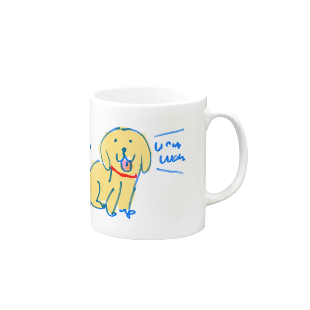 WanWanPandaのゴル Mug :right side of the handle