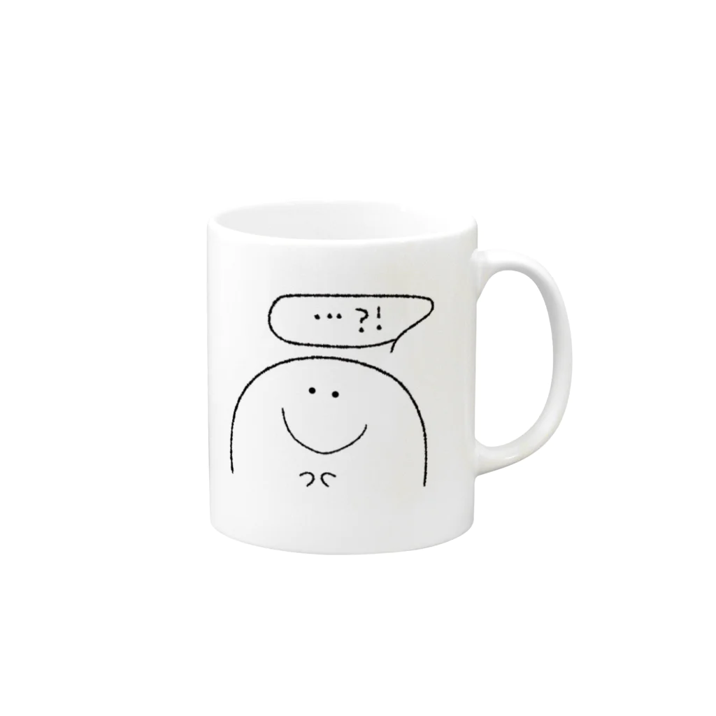 おぽたろうSHOPのなんでやねん　おぽたろう Mug :right side of the handle